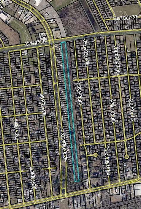 8536 Dwyer rd, New Orleans, LA à vendre Plan cadastral- Image 1 de 2