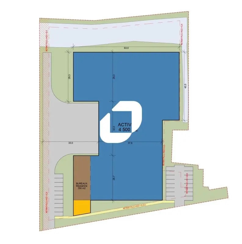 Bureau dans Brétigny-sur-Orge à louer Plan de site- Image 1 de 3