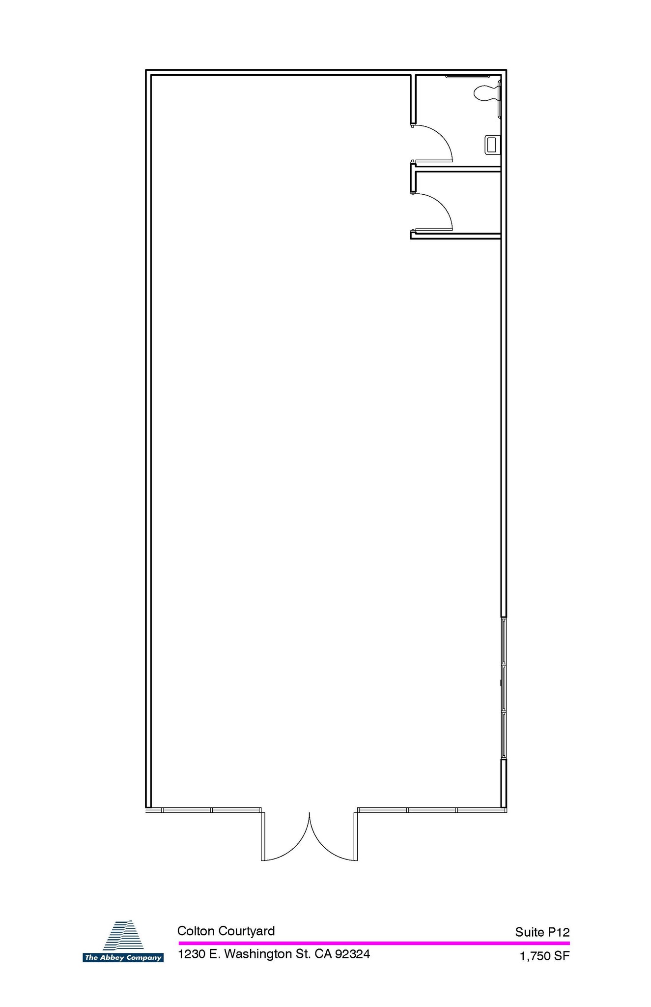 1200-1330 E Washington St, Colton, CA for lease Floor Plan- Image 1 of 2