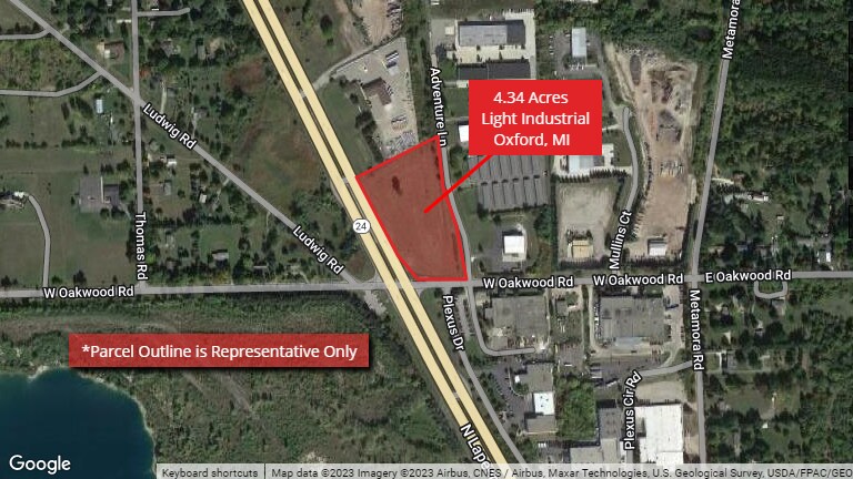 S Lapeer Rd, Oxford, MI à vendre Aérien- Image 1 de 2