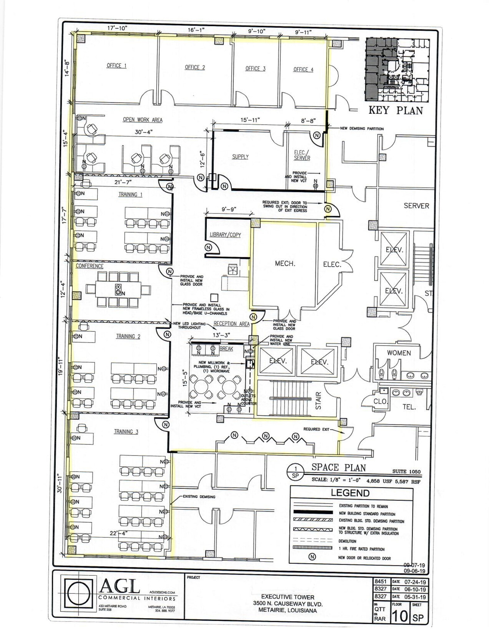 3500 N Causeway Blvd, Metairie, LA à louer Plan de site- Image 1 de 1