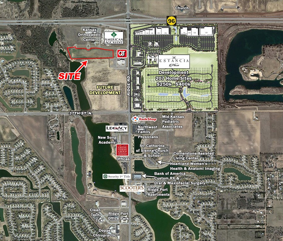 7500 Block W. Village Circle, Wichita, KS for sale Aerial- Image 1 of 1