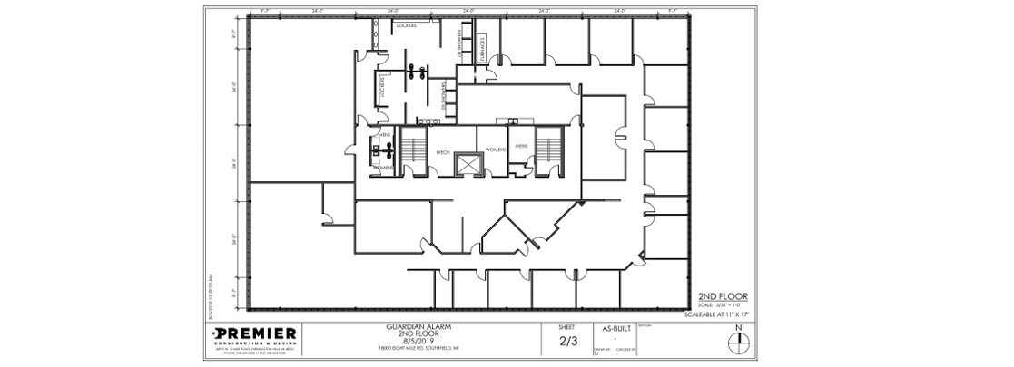 20800 Southfield Rd, Southfield, MI à louer Plan d’étage- Image 1 de 1