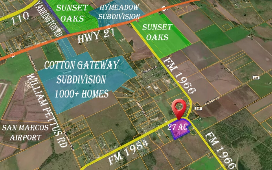 2143 FM 1966, Maxwell, TX à vendre - Aérien - Image 2 de 17