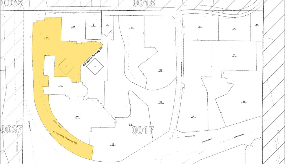 6 Concourse Pky NE, Atlanta, GA à louer - Plan cadastral - Image 2 de 20