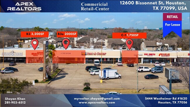 More details for 12600 Bissonnet St, Houston, TX - Retail for Lease