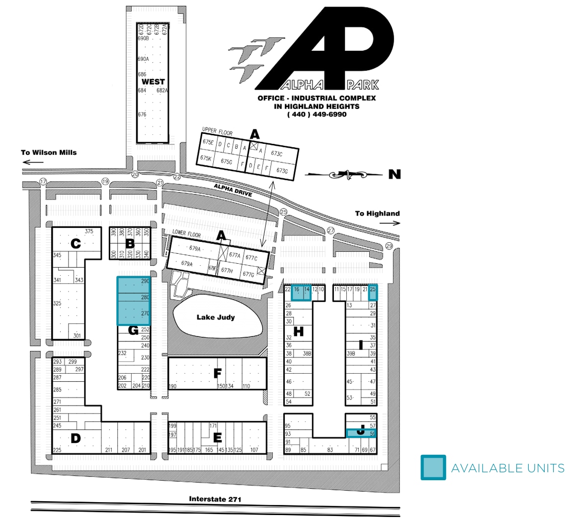673-679 Alpha Dr, Highland Heights, OH for lease Site Plan- Image 1 of 1