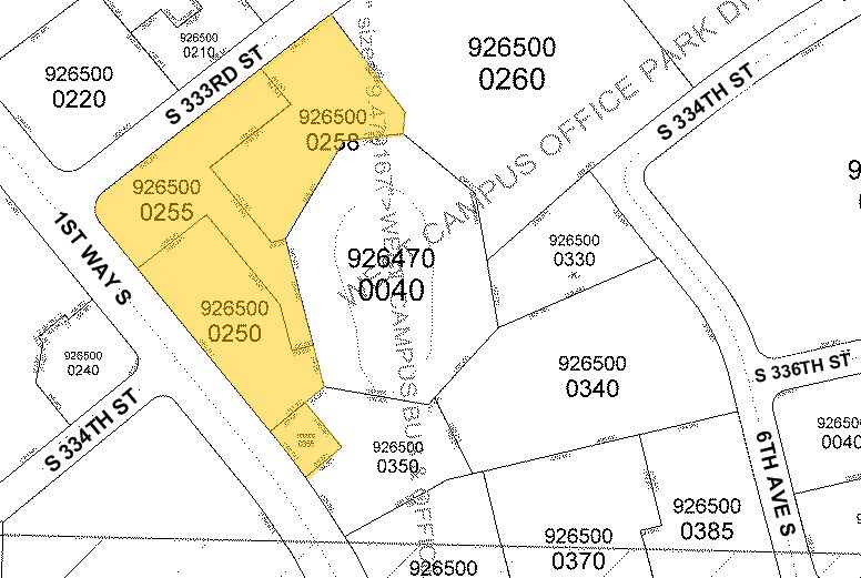 181 S 333rd St, Federal Way, WA à louer - Plan cadastral - Image 2 de 2