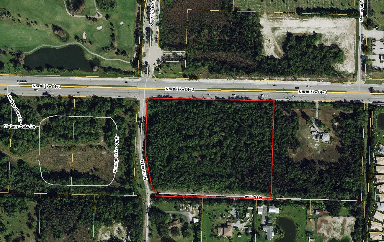 Northlake Blvd, West Palm Beach, FL for sale Aerial- Image 1 of 5