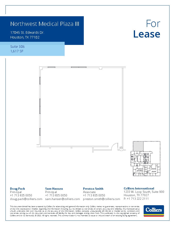 800 Peakwood Dr, Houston, TX for lease Floor Plan- Image 1 of 2