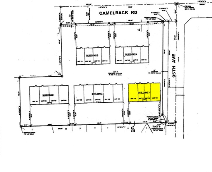 9515 W Camelback Rd, Phoenix, AZ à vendre - Plan cadastral - Image 3 de 19