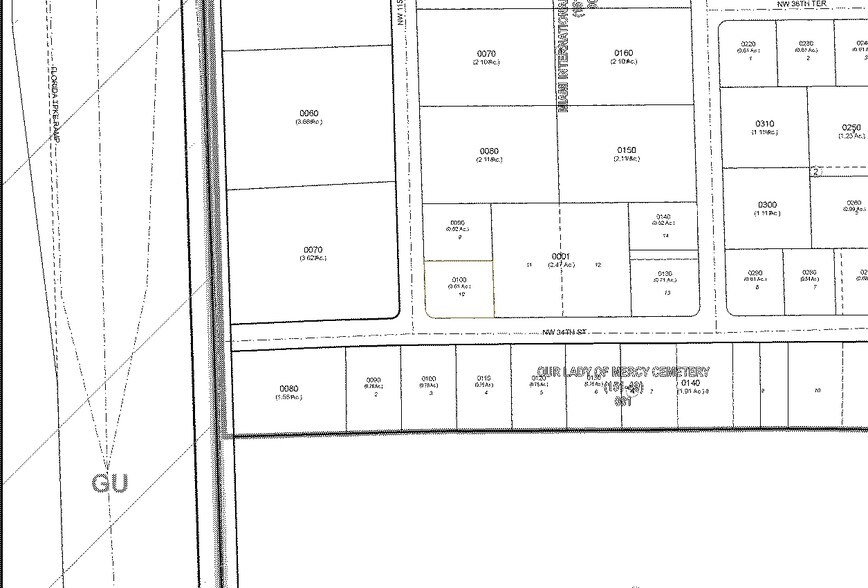 11453-11477 NW 34th St, Doral, FL for lease - Plat Map - Image 3 of 3