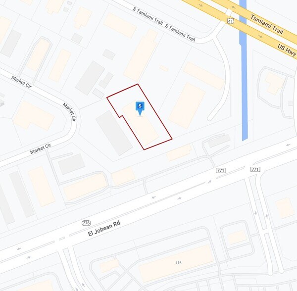 1242 Market Cir, Port Charlotte, FL à louer - Plan cadastral - Image 3 de 3