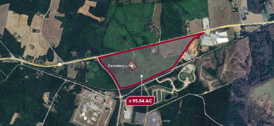 US Hwy. 1 & Collins Rd, Norlina, NC for sale Aerial- Image 1 of 2