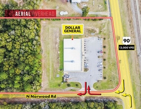2115 US Highway 90, Defuniak Springs, FL - Aérien  Vue de la carte - Image1
