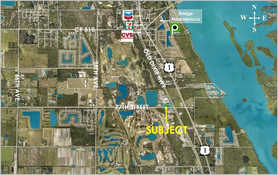 4400-4500 77th St, Vero Beach, FL for sale - Aerial - Image 2 of 10