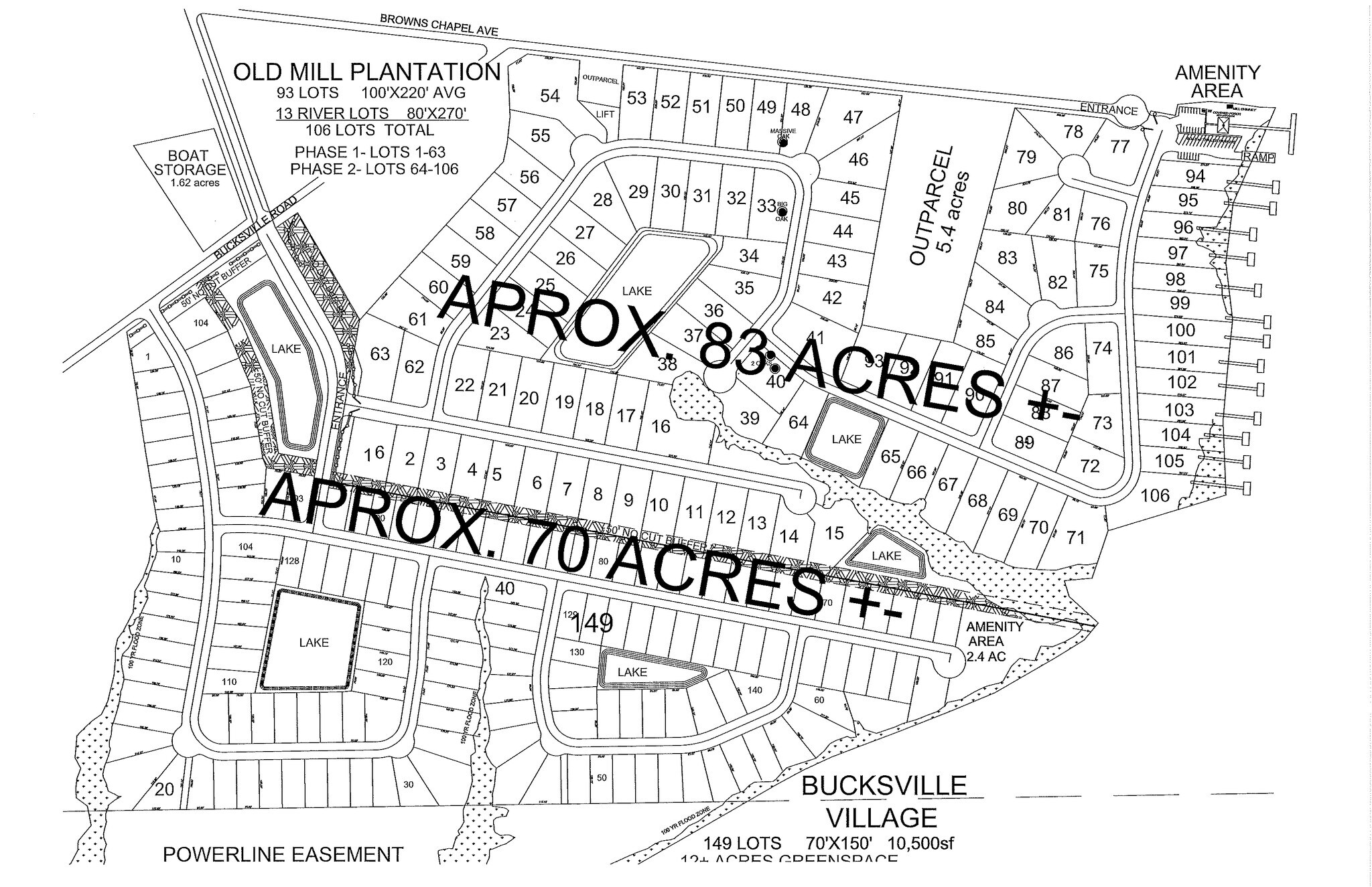 TBD Old Bucksville Rd, Conway, SC à vendre Plan cadastral- Image 1 de 6