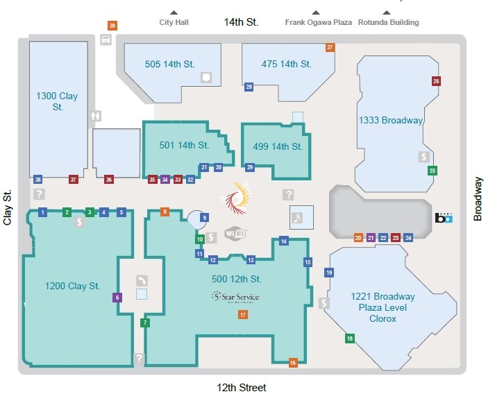 499 14th St, Oakland, CA for lease Site Plan- Image 1 of 10