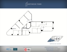 5757 Alpha Rd, Dallas, TX à louer Plan d’étage- Image 1 de 1