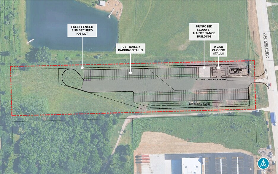 23656 S Vetter Rd, Elwood, IL à vendre - Plan de site - Image 2 de 2