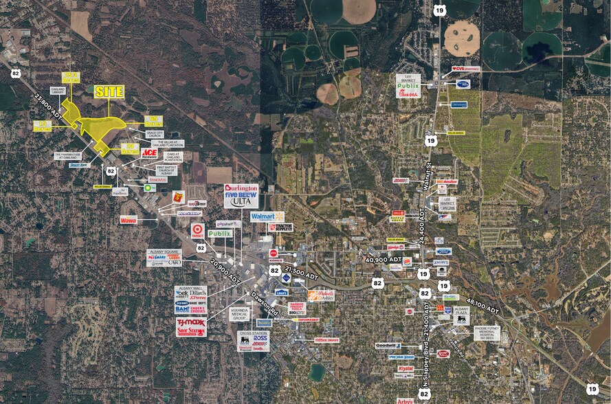 U.S. 82 & Oakland Crossing Dr, Leesburg, GA à vendre - Photo du bâtiment - Image 2 de 2