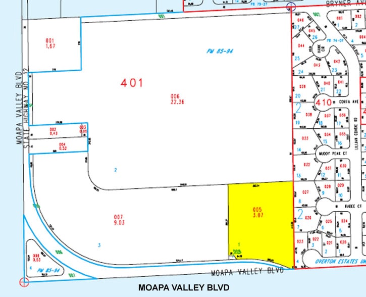 520 N Moapa Valley Blvd, Overton, NV à vendre - Plan cadastral - Image 2 de 34