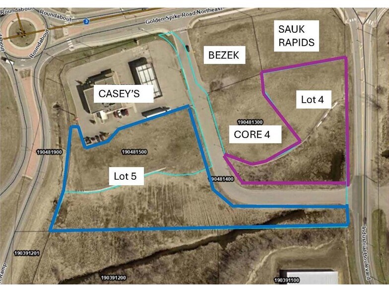 970 Golden Spike NE, Sauk Rapids, MN à vendre - Aérien - Image 2 de 6