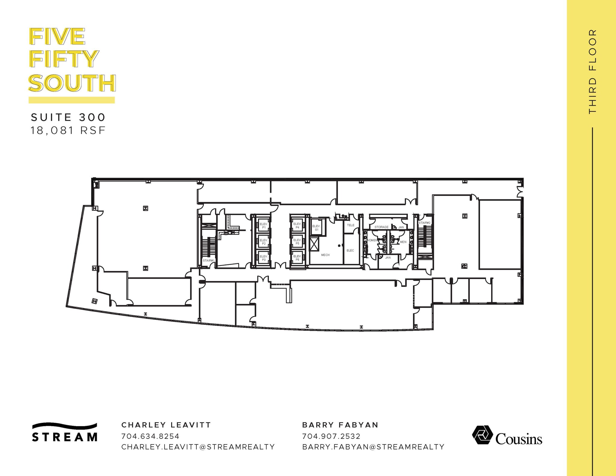 550 S Caldwell St, Charlotte, NC à louer Plan d  tage- Image 1 de 1