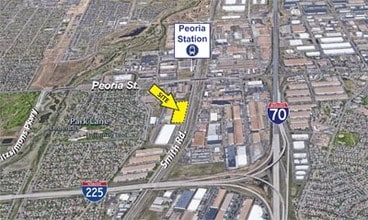 12600 E Smith Rd, Aurora, CO - AERIAL map view