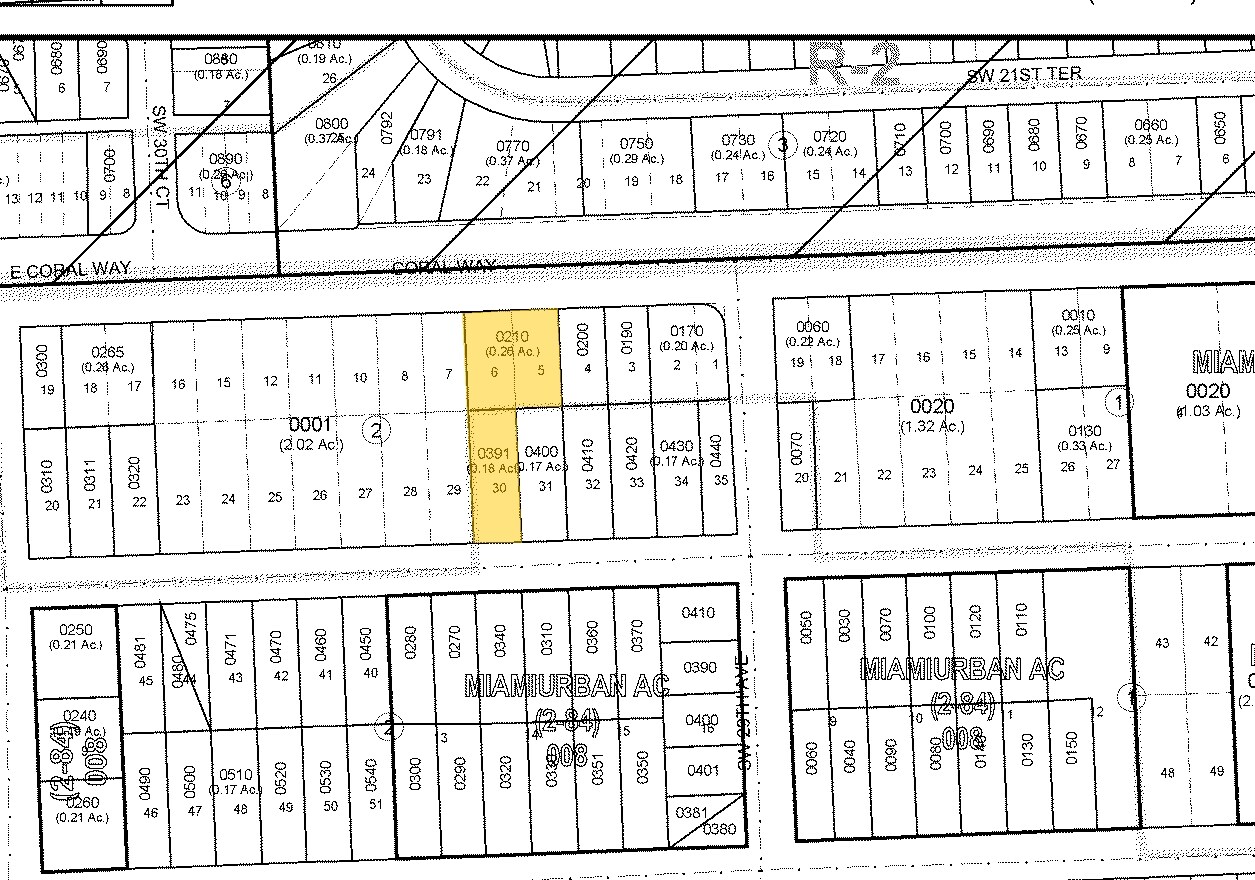 2947 SW 22nd Ter, Miami, FL for sale Plat Map- Image 1 of 2