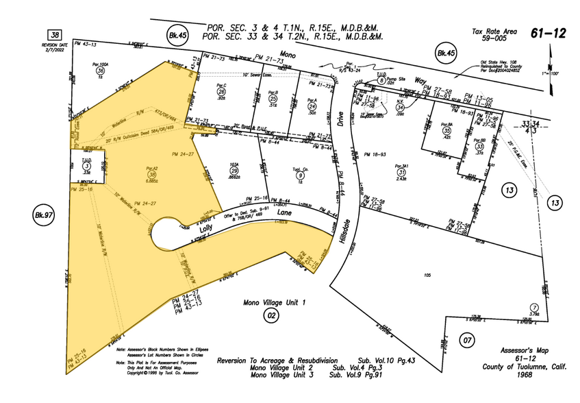 14540 Lolly Ln, Sonora, CA à louer - Plan cadastral - Image 3 de 3