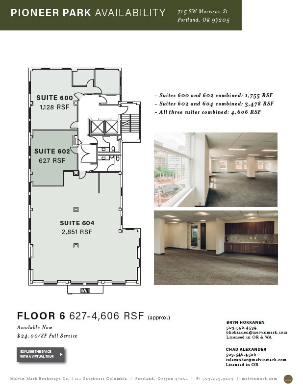715-719 SW Morrison St, Portland, OR for lease Floor Plan- Image 1 of 7