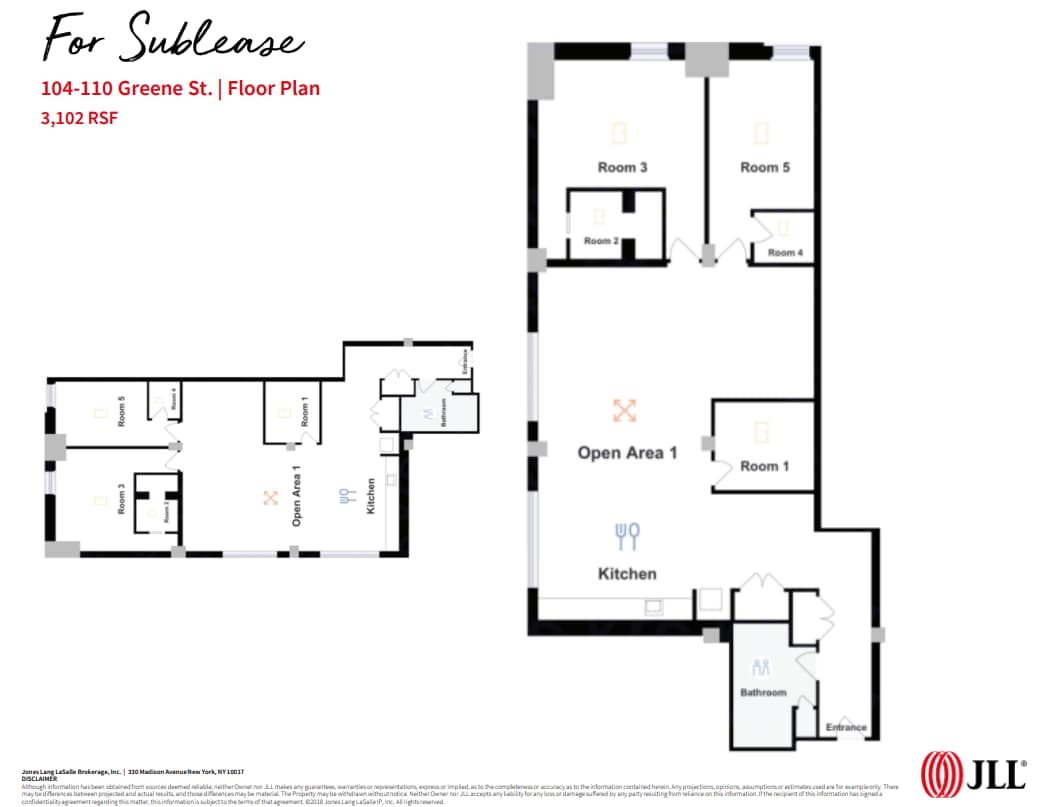 110 Greene St, New York, NY for lease Floor Plan- Image 1 of 7