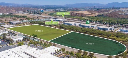 SE Corner of Franklin Pkwy. & Braxton Ave., Valencia, CA - Aerial  map view