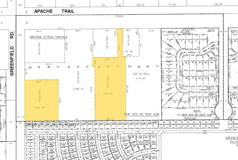 4419-4501 E Main St, Mesa, AZ for lease - Plat Map - Image 3 of 25