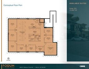 1482 E Williams Field Rd, Gilbert, AZ for lease Floor Plan- Image 1 of 1
