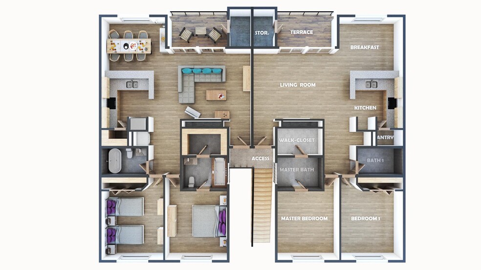 La Posada at Walden on Lake Conroe portfolio of 12 properties for sale on LoopNet.ca - Floor Plan - Image 3 of 49