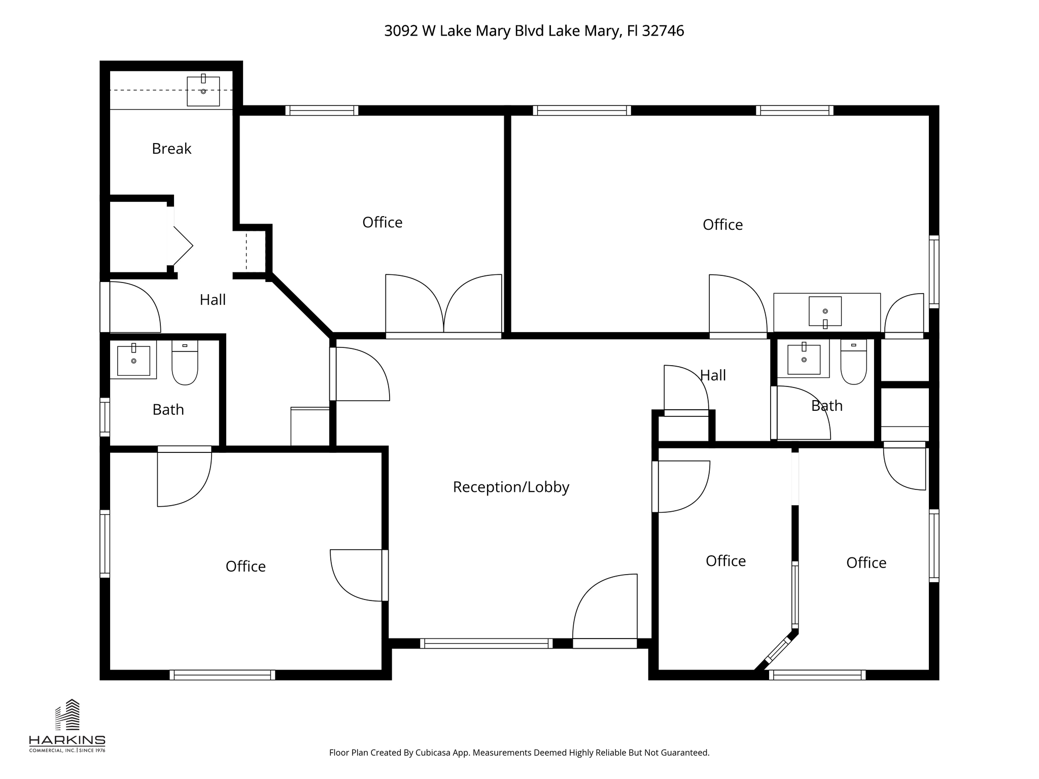 3092 W Lake Mary Blvd, Lake Mary, FL à louer Plan d’étage- Image 1 de 1