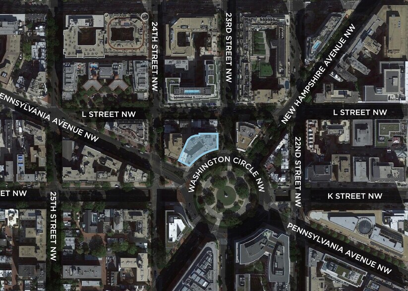 3 Washington Cir NW, Washington, DC à louer - Aérien - Image 3 de 6