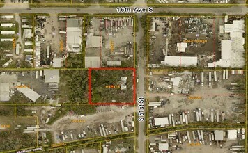 1613 S 51st St, Tampa, FL - Aerial  map view