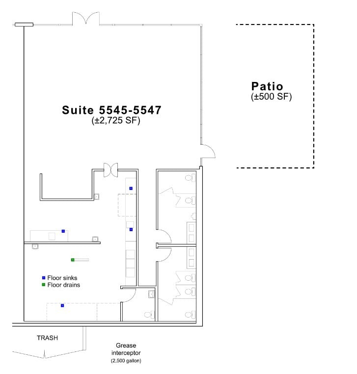 5487-5597 Clairemont Mesa Blvd, San Diego, CA for lease Floor Plan- Image 1 of 1