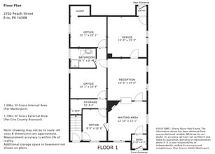 2702-2704 Peach St, Erie, PA à louer Plan d’étage- Image 2 de 13
