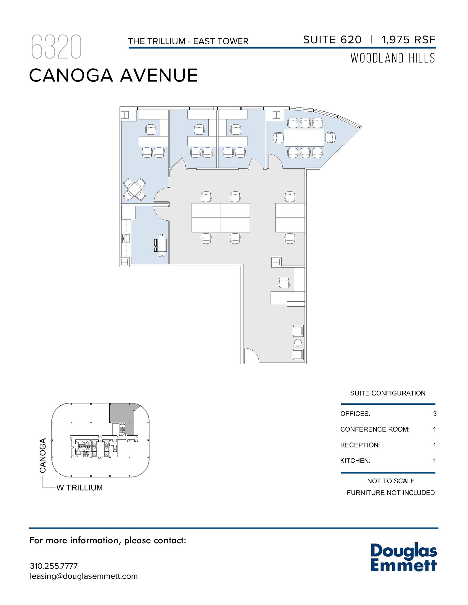 6300 Canoga Ave, Woodland Hills, CA à louer Plan d’étage- Image 1 de 1