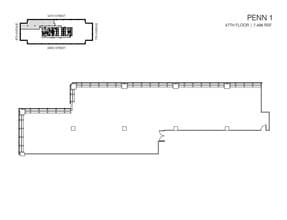 PENN 1, New York, NY for lease Floor Plan- Image 2 of 3