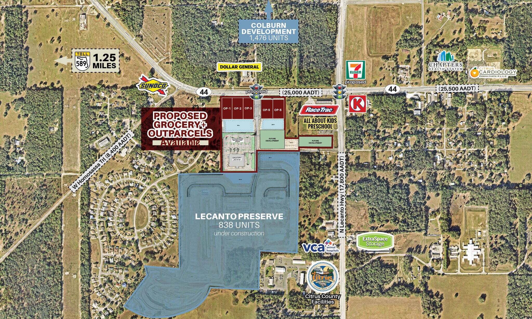 Gulf to Lake hwy, Lecanto, FL for lease Building Photo- Image 1 of 2