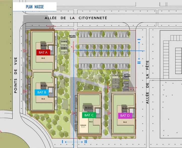 Bureau dans Lieusaint à louer - Plan de site - Image 3 de 9
