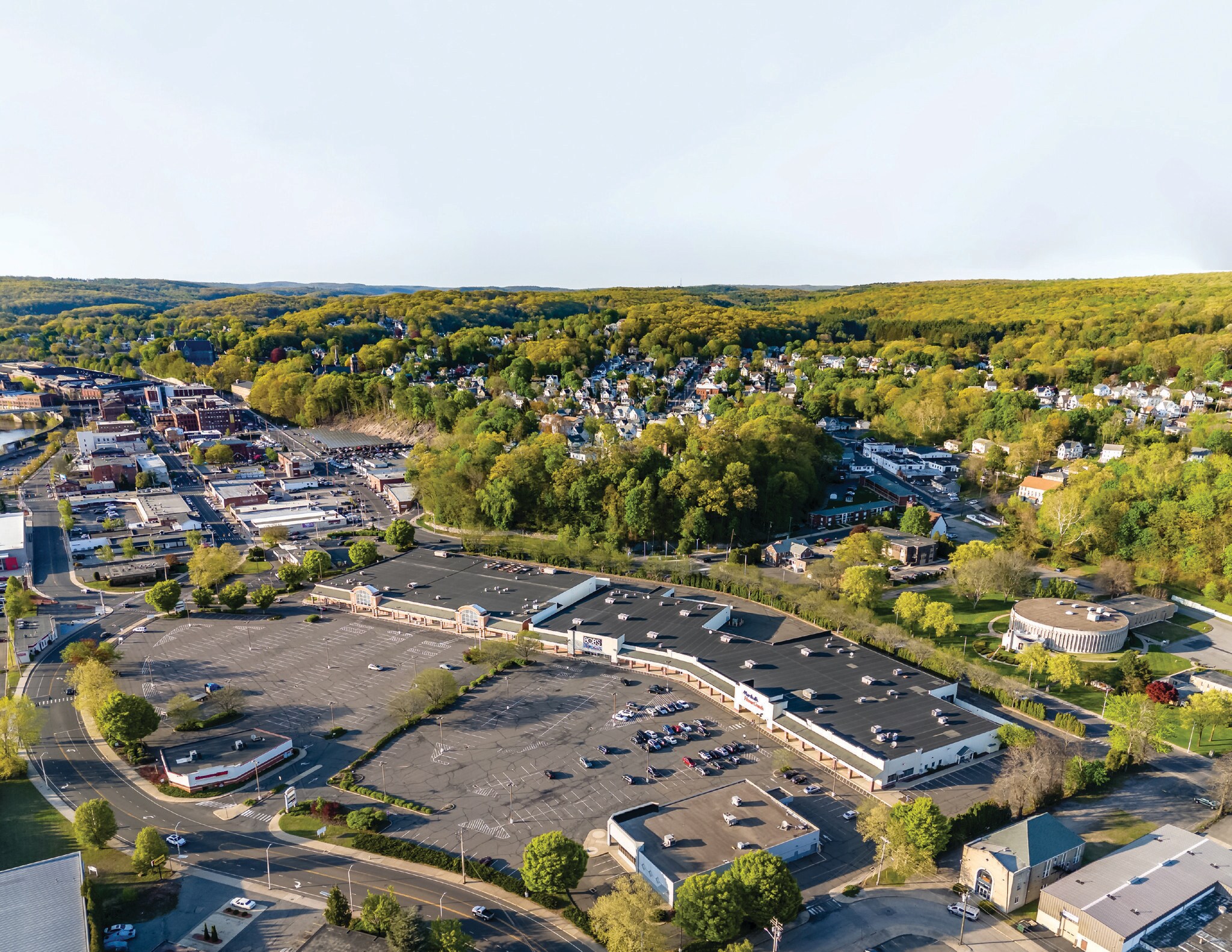403-495 Main St, Ansonia, CT for lease Aerial- Image 1 of 9