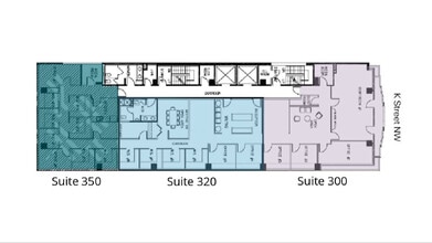 1420 K St NW, Washington, DC for lease Floor Plan- Image 1 of 1