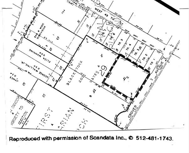 4804 Grover Ave, Austin, TX à louer - Plan cadastral - Image 3 de 4