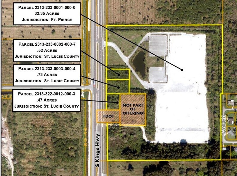 1750 S Kings Hwy, Fort Pierce, FL à vendre - Plan cadastral - Image 2 de 4